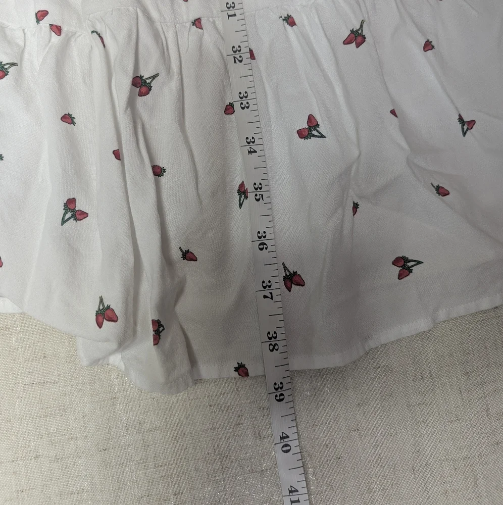 SO 🍓 Strawberry Tiered MIDI Dress - Plus Size 3X - Picture 12 of 13